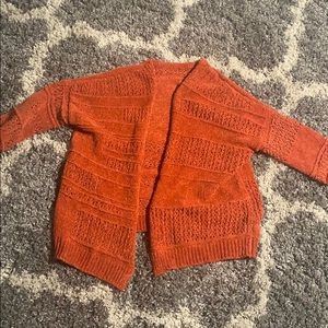 Cute orange cardigan very soft!